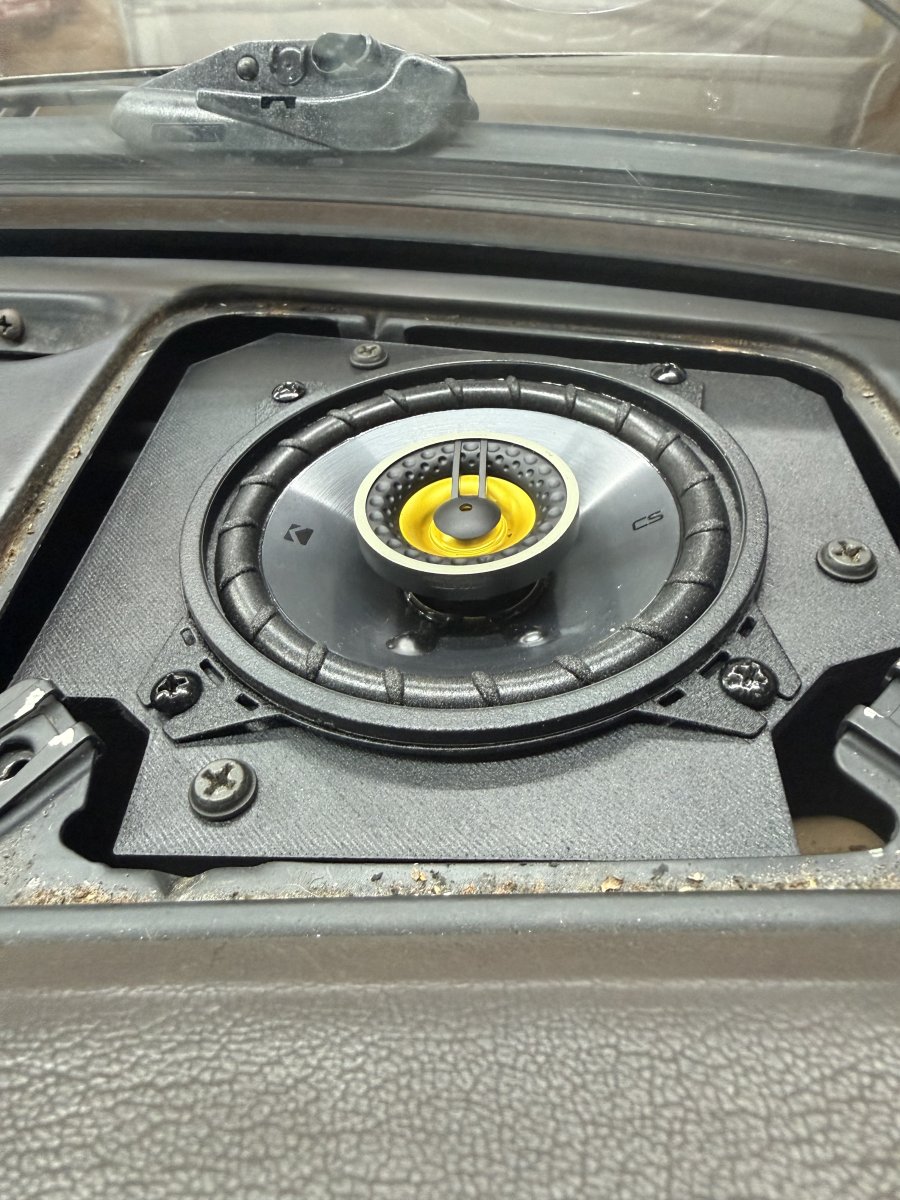 1984-1988 Ford Bronco II Dash Speaker Adapter Plates for 4" Speakers (Pair)