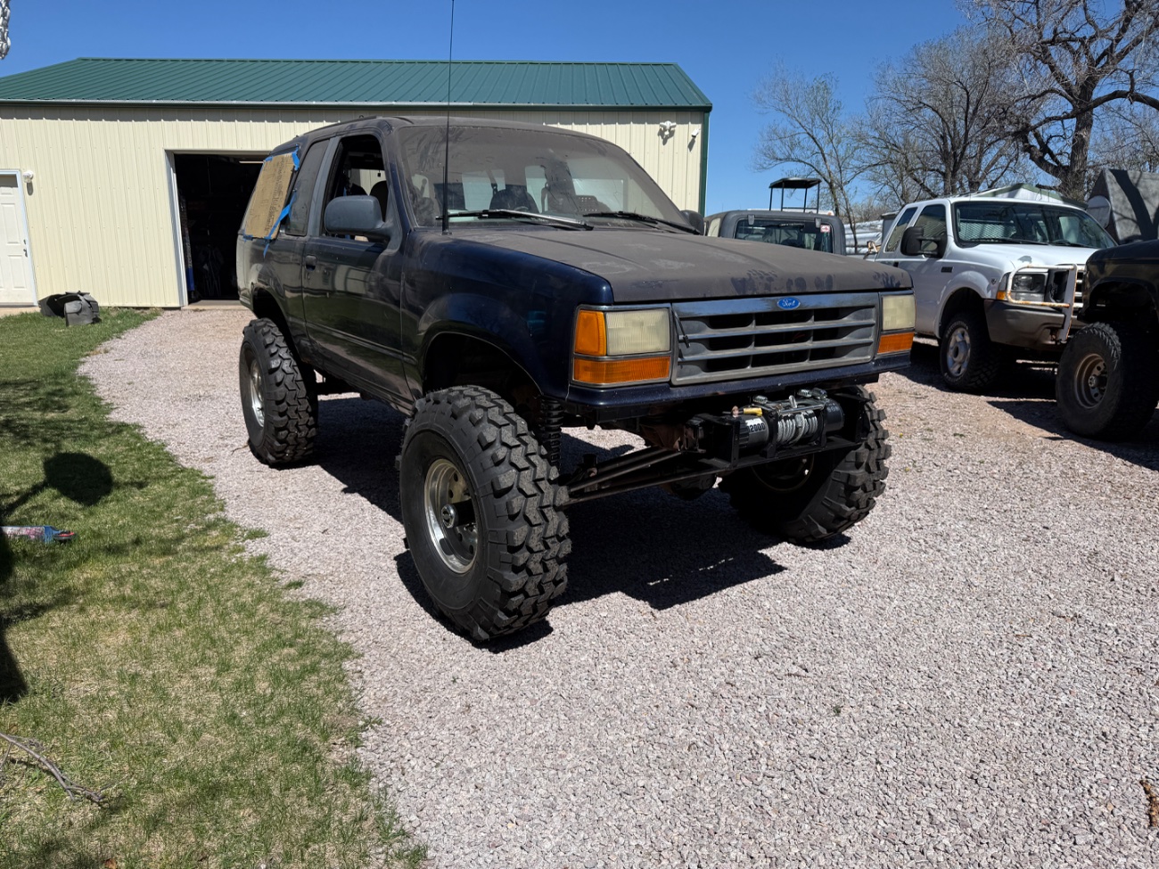 Ultra cheap offroad race Explorer turned rock crawler