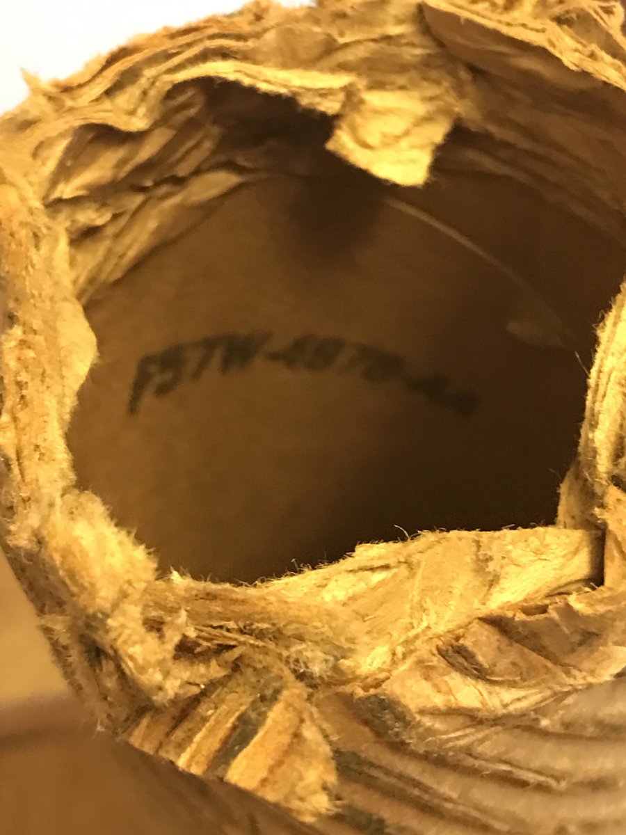 card board inside a driveshaft?? WTH