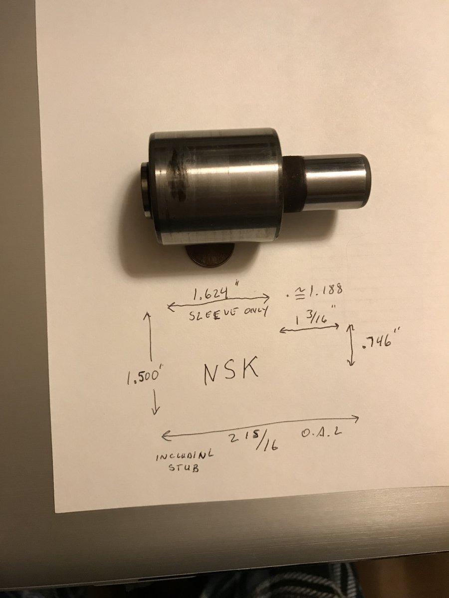 removing belt pulley & bearing from timing cover
