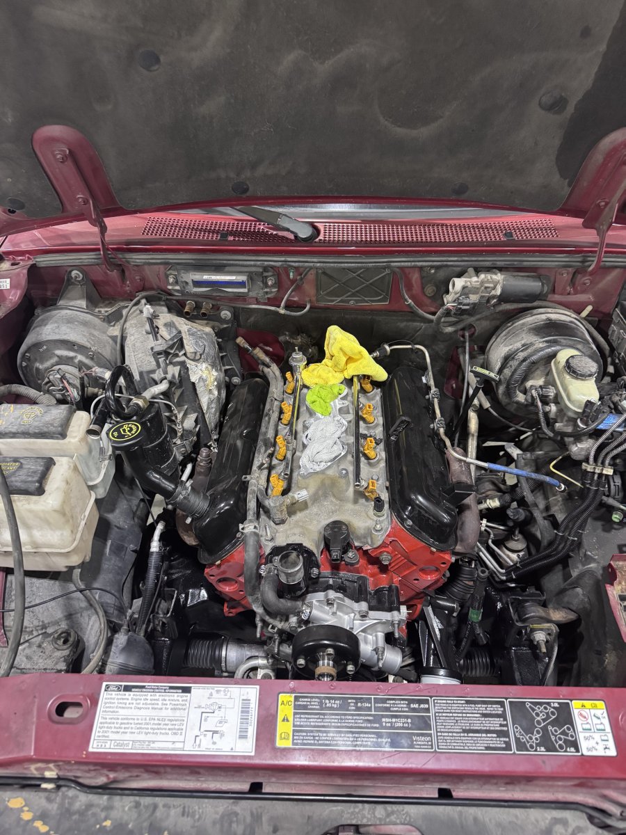 2001 Ford Ranger engine swap