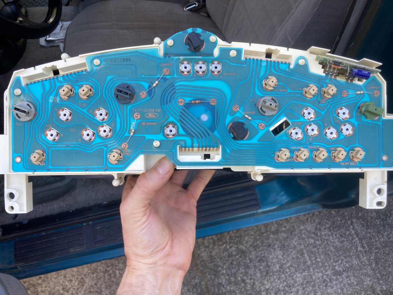 Instrument cluster lights. Bulbs or wiring?