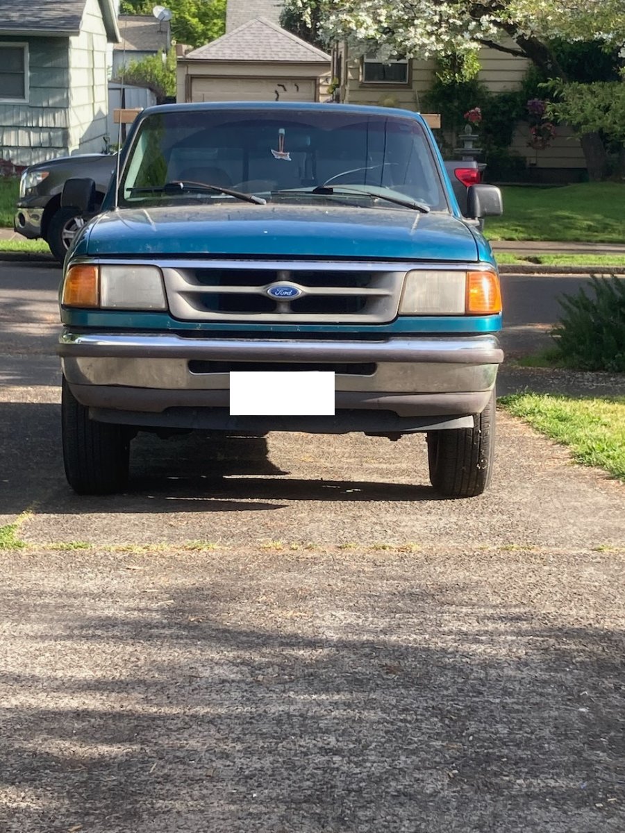 Front passenger wheel not straight