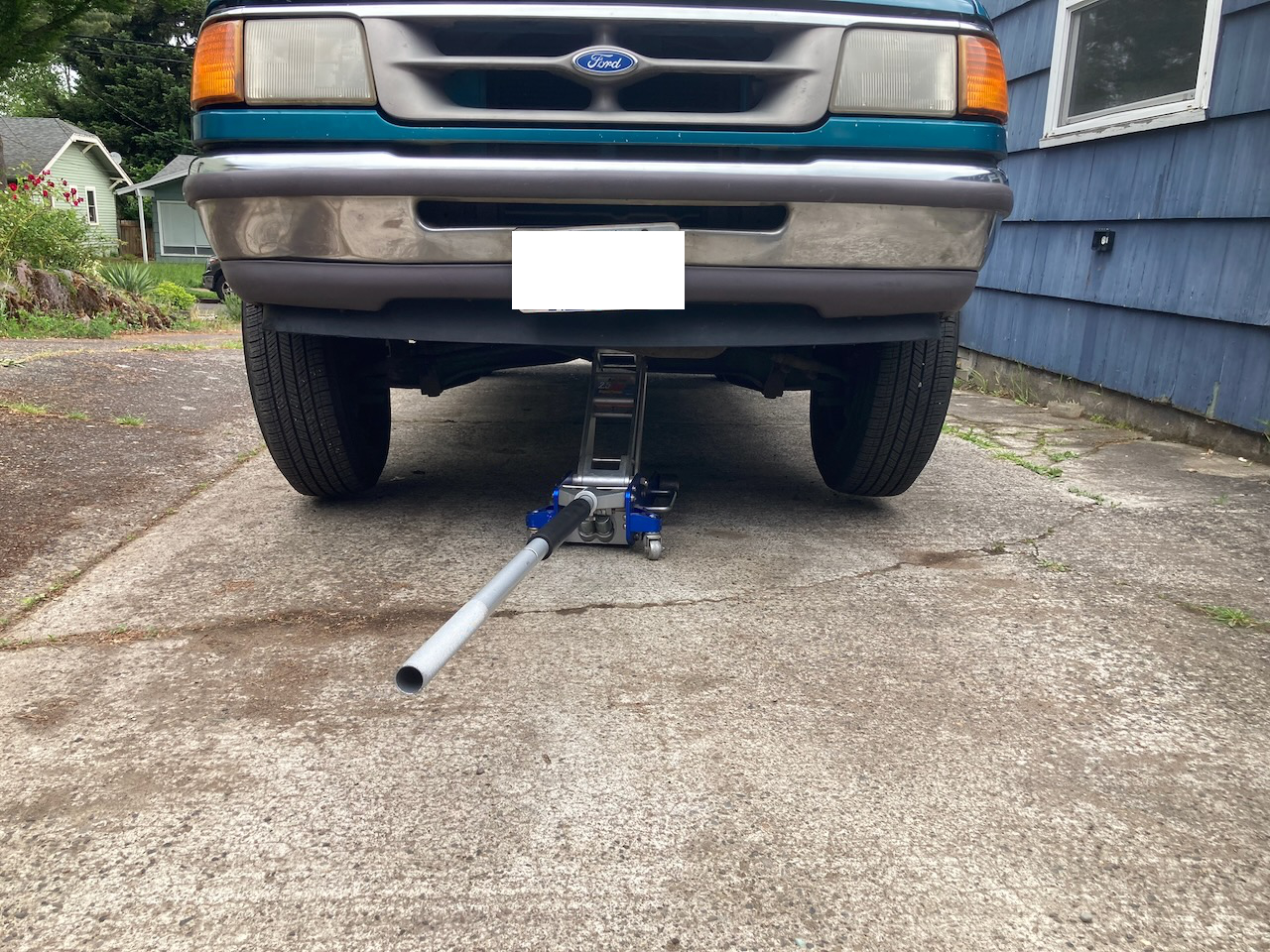 Front passenger wheel not straight