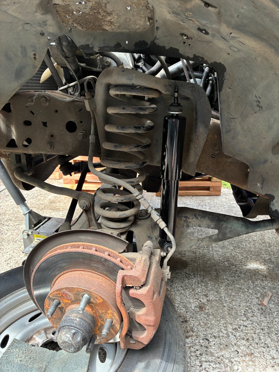 New shocks too short?