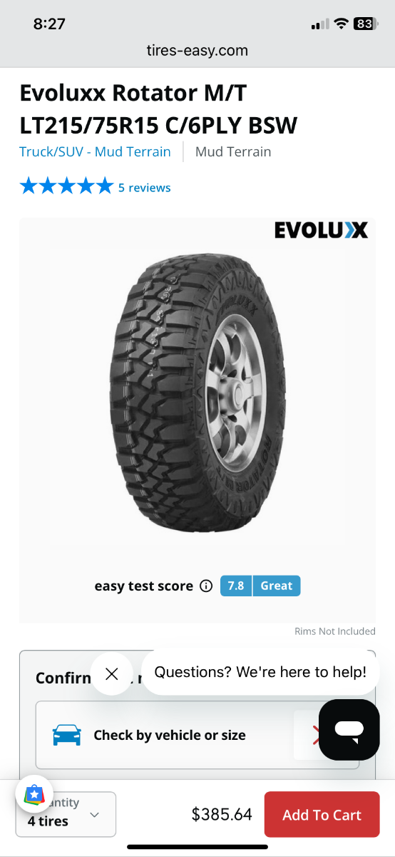 New tires