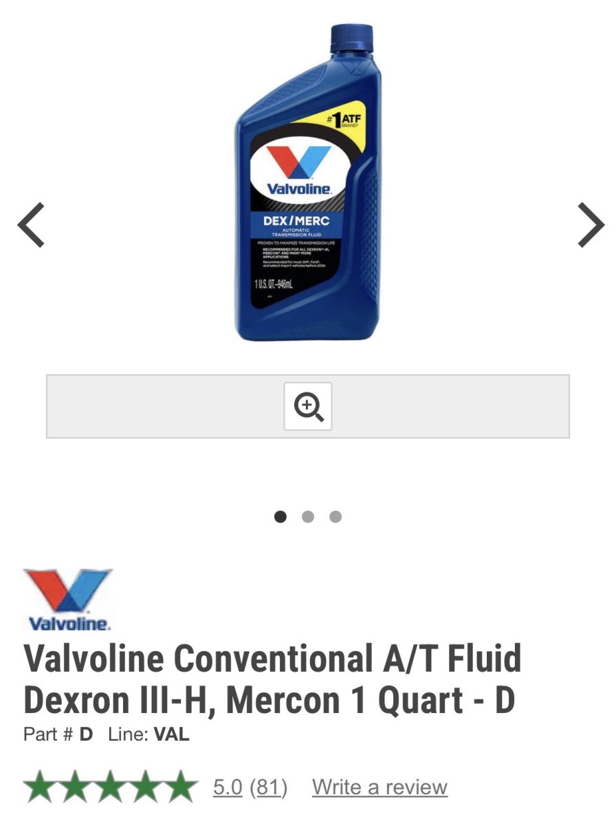 Transmission, Tcase, and Power Steering Fluid?