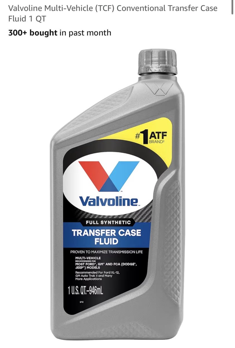Transmission, Tcase, and Power Steering Fluid?