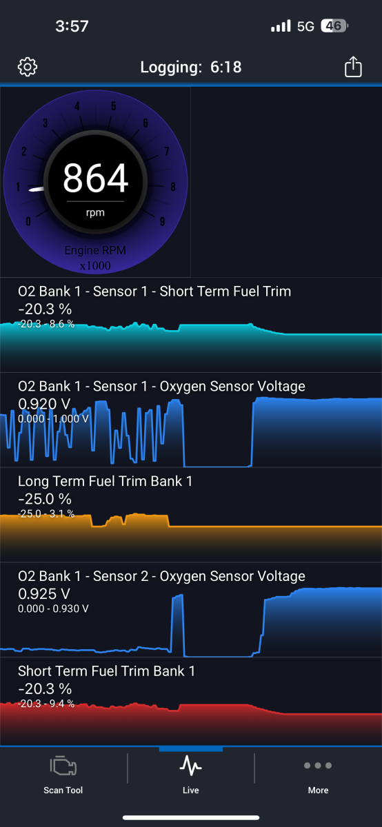 Stumbles and dies on cold start and after sitting.