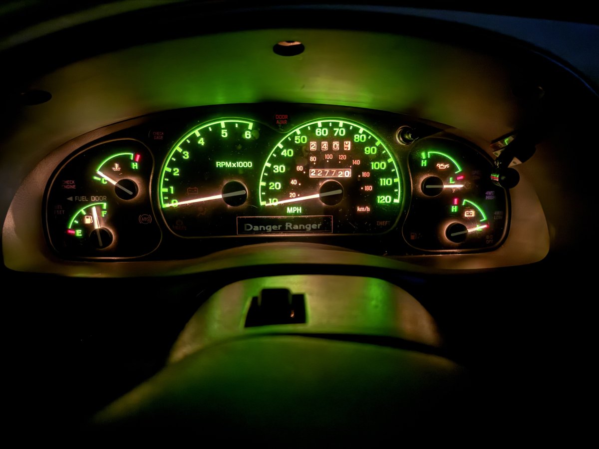 I modified my instrument cluster | The Ranger Station