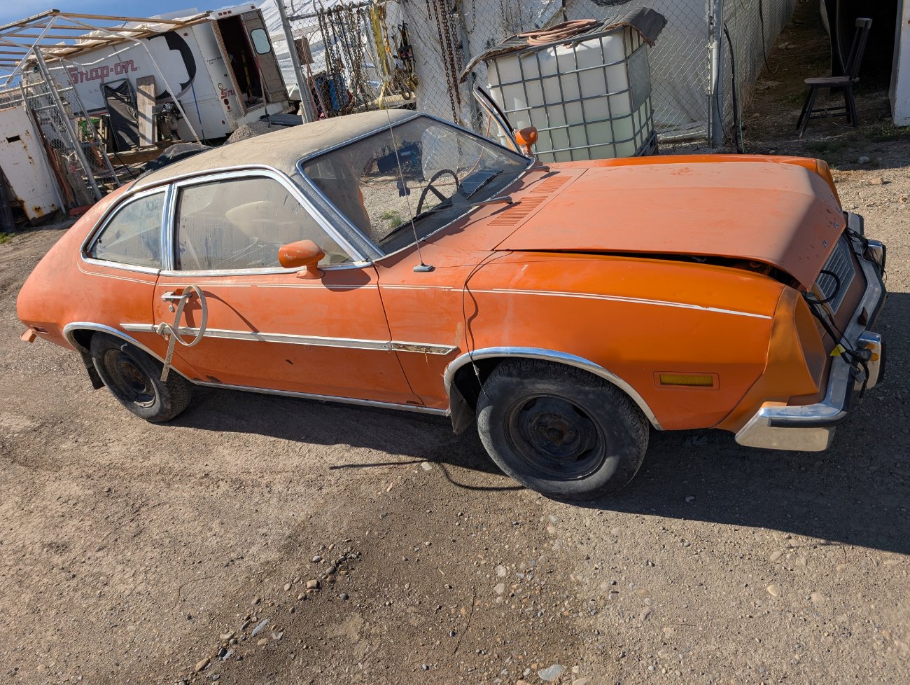 Orange 1977 Pinto