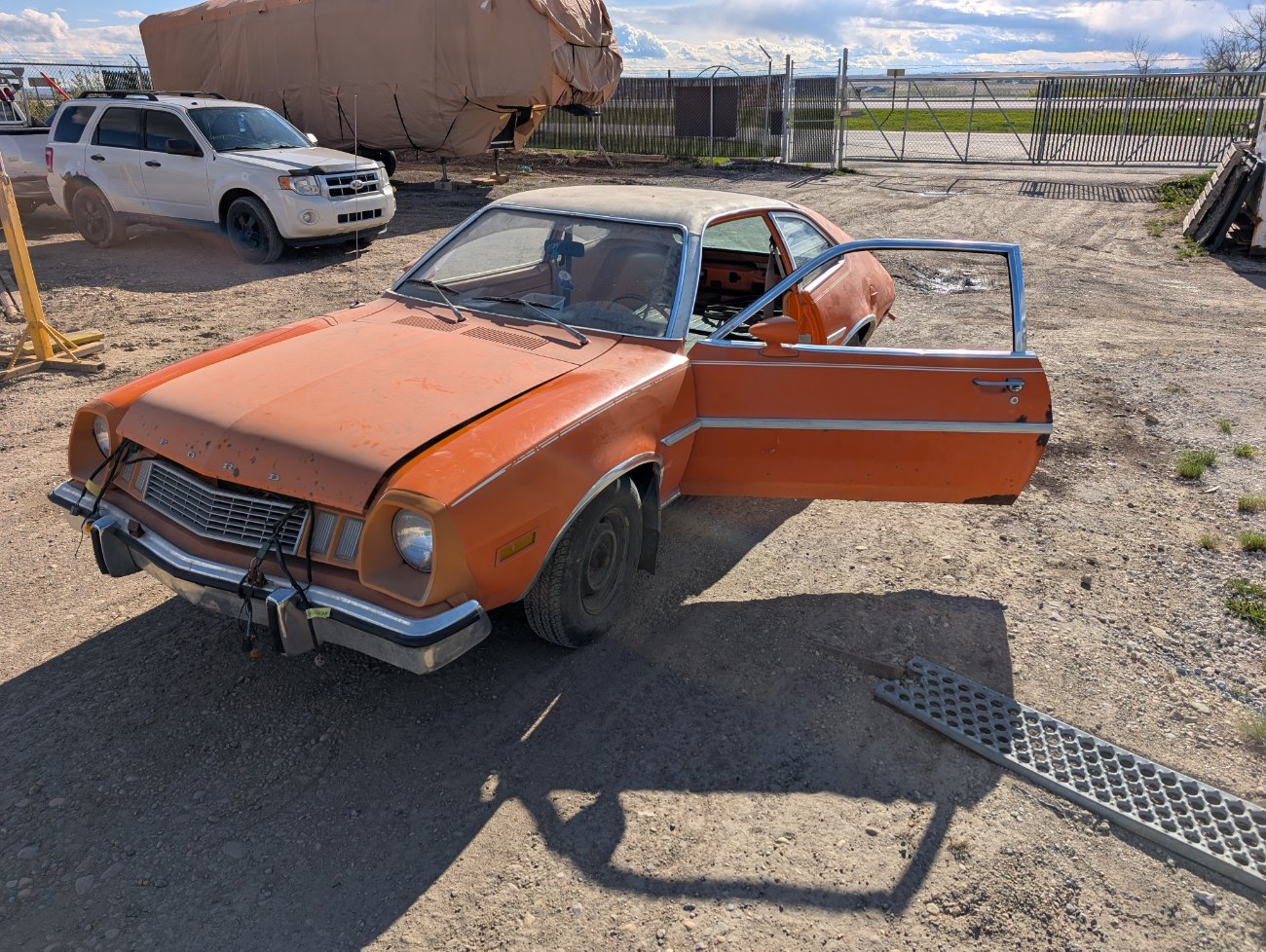 Orange 1977 Pinto