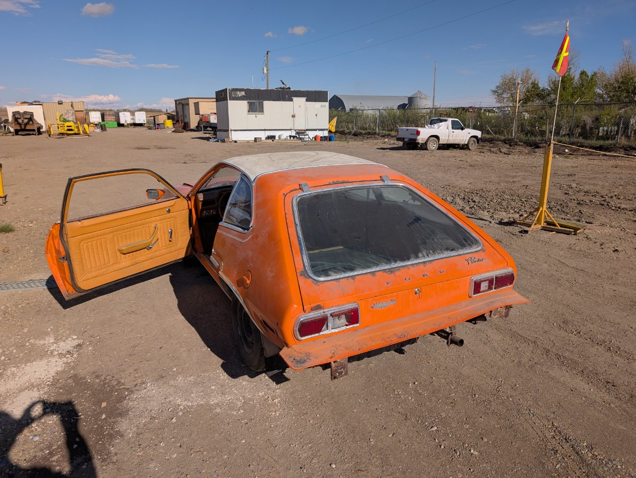 Orange 1977 Pinto