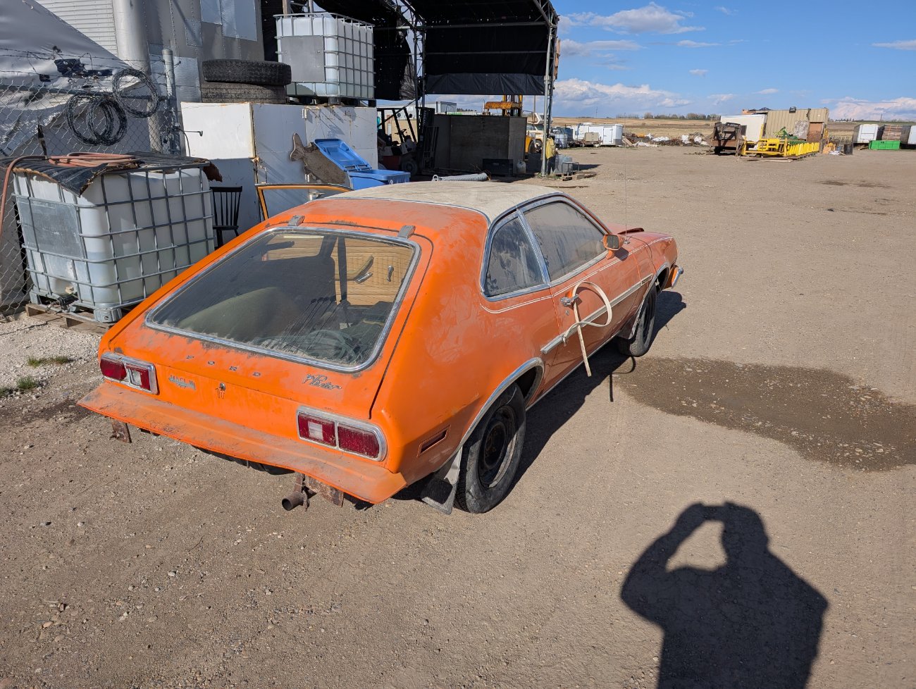 Orange 1977 Pinto