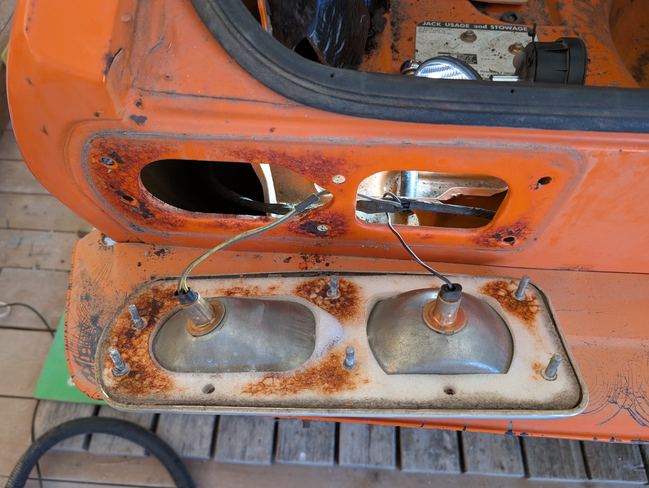Orange 1977 Pinto