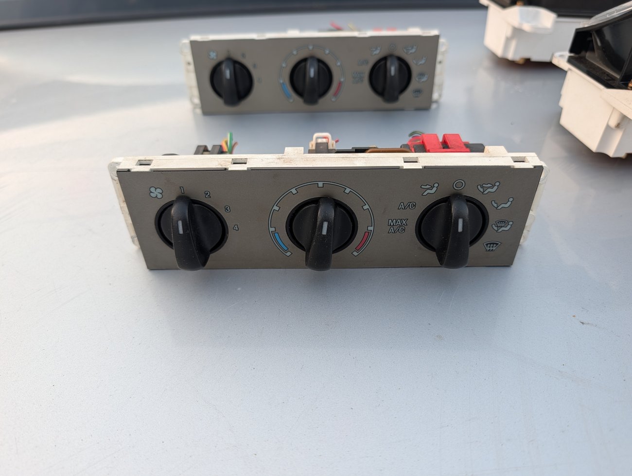 FX4 Level II style Silver Gauge Clusters and HVAC controls