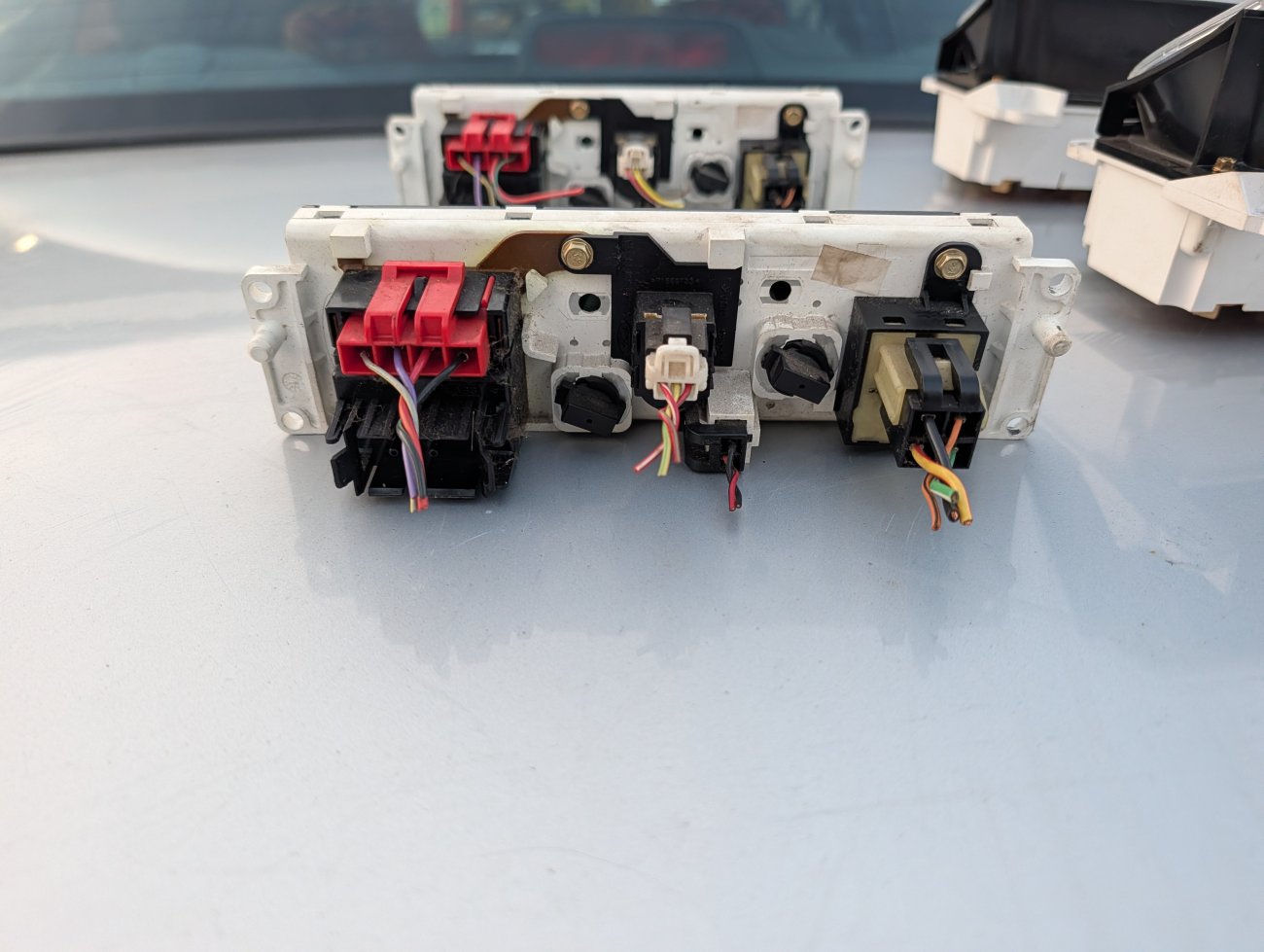FX4 Level II style Silver Gauge Clusters and HVAC controls