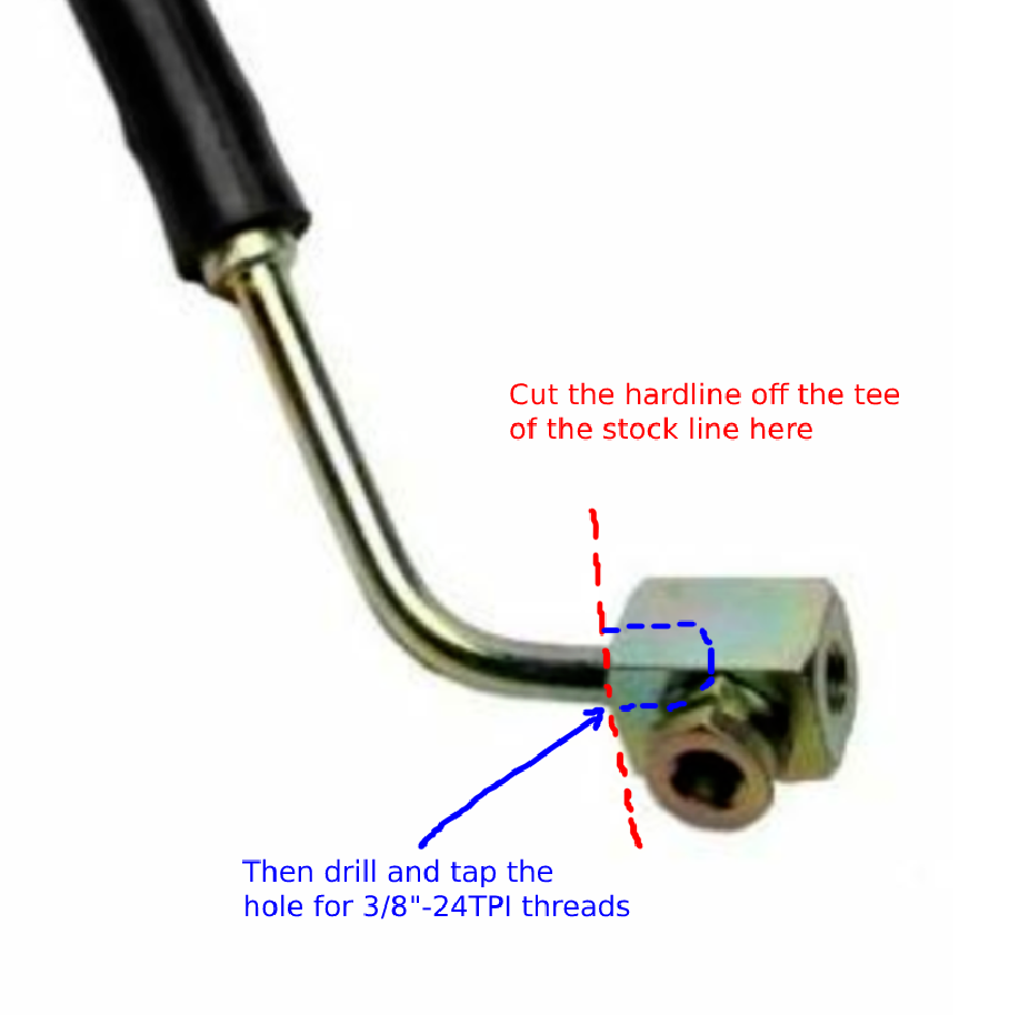 Cheap Extended Brake Lines Solution for 1993 2WD 4" Lift