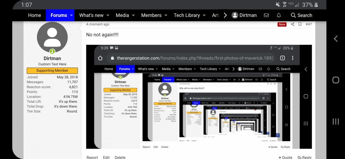 First photos of Maverick