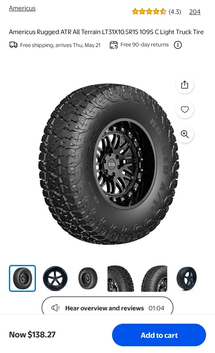 New tires