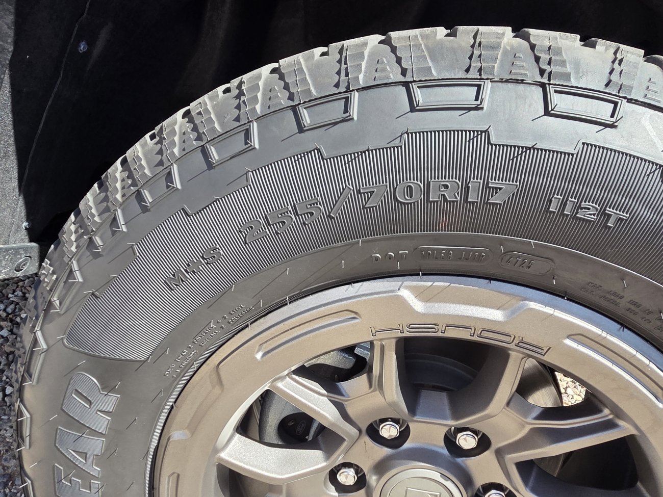 2025 STX on Iridium Bronco Roush wheels