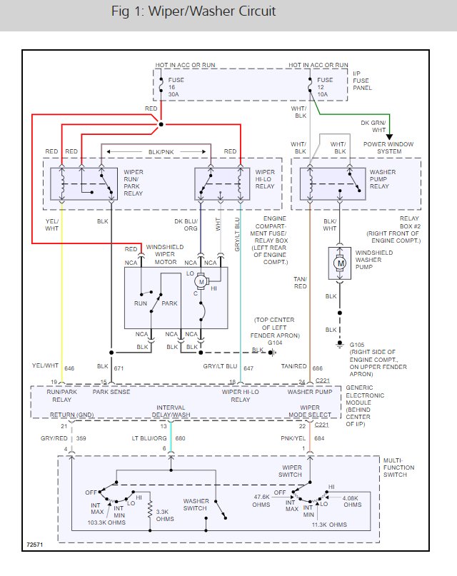 Wiper Motor Wiring