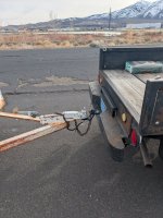 Ruff ride while towing.