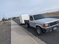 Ruff ride while towing.