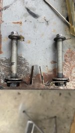 Front axel mounting bolts