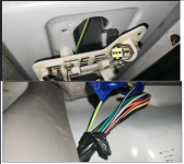 Wire courtesy lights to dome light