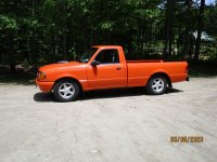 Fiberglass hard tonneau for longbox