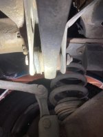 Front passenger wheel not straight