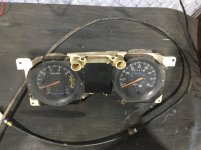 ISO 83-87 tachometer instrument cluster