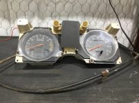 ISO 83-87 tachometer instrument cluster