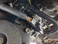 Extra wire from transfer case