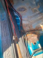 Patching floor pan