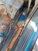 Patching floor pan