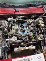 Pulling the SOHC for inspection