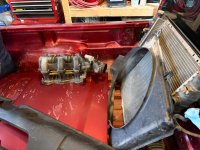 Pulling the SOHC for inspection