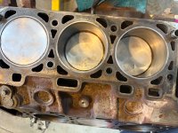 Pulling the SOHC for inspection