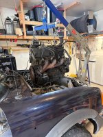 Pulling the SOHC for inspection