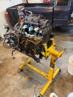 Pulling the SOHC for inspection