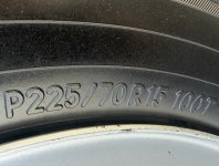 Will these wheels work on a 2010 Ford Ranger XLT Supercab with P225/70R15 tires?