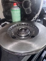 Hub rotor problems.
