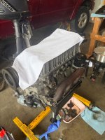 Pulling the SOHC for inspection