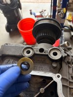 Pulling the SOHC for inspection