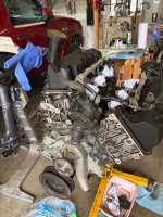Pulling the SOHC for inspection