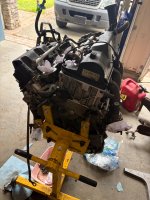 Pulling the SOHC for inspection
