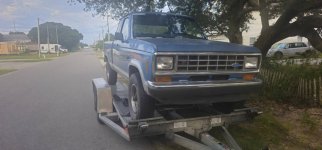 1988 Ford Ranger XLT Supercab 4WD 5spd, Blue Baby Bull