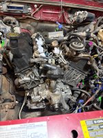 Pulling the SOHC for inspection